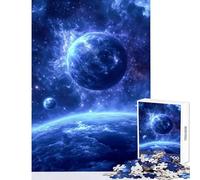 Puzzle per adolescenti 1000 pezzi Cosmic Serenity︰ The Blue Universe Decorazione per la casa Giocattoli Regalo divertente Gioco rompicapo Difficile e stimolante Dimensioni 38x52cm