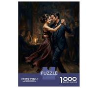 Puzzle Per Adolescenti 1000 Pezzi Couple Dancing Tango in A Dimly Lit Room Puzzle Per Adulti Gioco Per Famiglie Vacanza A Casa Ammazzare Il Tempo Offerta Come Regalo Per Tutta La Famiglia 52x38cm/1000
