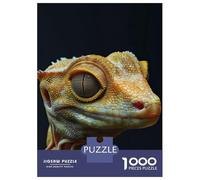 Puzzle Per Adolescenti 1000 Pezzi Crested Gecko Puzzle Per Adulti Giochi Per Famiglie Antistress Gioco Stimolante Regali 38x26cm/1000pcs