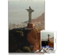Puzzle per adolescenti 1000 pezzi Cristo Redentore Bellissimo gioco di design per il divertimento in famiglia Giocattoli antistress Dimensioni 38x52cm