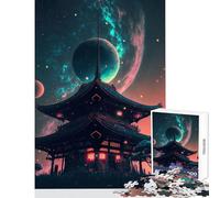 Puzzle per adolescenti 1000 pezzi Cyberpunk Palace Giocattolo Decorazione da parete Regalo Compleanno Giochi educativi Allena il tuo cervello e le tue mani Dimensioni 38x26cm