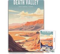 Puzzle per adolescenti 1000 pezzi Death Valley National Park Bellissimo gioco di design per il divertimento in famiglia Giocattoli antistress Dimensioni 38x52cm