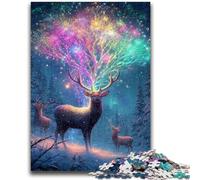 Puzzle per adolescenti 1000 pezzi Deer Art 1000 pezzi per adolescenti, per giochi di ruolo impegnativi e giochi in famiglia 38x26cm
