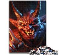 Puzzle per adolescenti 1000 pezzi Demone Drago difficile da completare ma divertente e umoristico gioco educativo per il compleanno 26x38cm