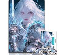 Puzzle per adolescenti 1000 pezzi di angelo anime puzzle da 1000 pezzi antistress per ammazzare il tempo lista dei desideri con Babbo Natale 75x50cm