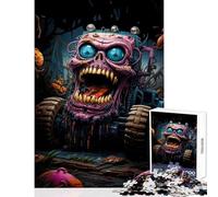 Puzzle per adolescenti 1000 pezzi distopico mostro auto V decorazione per la casa giocattoli regalo compleanno gioco educativo migliora l'amore tra coppie dimensioni 50x75cm