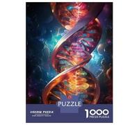 Puzzle Per Adolescenti 1000 Pezzi DNA Double Helix Art Print Puzzle Per Adolescenti Giochi Rilassanti Regali Per Donne Per Compleanno, Natale 70x50cm/1000pcs