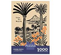 Puzzle Per Adolescenti 1000 Pezzi Dolce Far Niente Tropical Landscape Art Puzzle Per Adulti Gioco Rompicapo Assemblaggio Di Modelli Per Compleanno, Natale 70x50cm/1000pcs