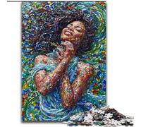 Puzzle per adolescenti 1000 pezzi Donna africana Giochi educativi Gioco educativo per compleanno, Natale e età 14 (dimensioni 50x75cm)