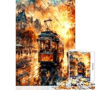 Puzzle per adolescenti 1000 pezzi Dopo il lavoro Giocattolo educativo Ottimo regalo per giochi Giochi divertenti Decompressione intellettuale Dimensioni 38x52cm