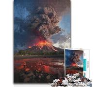Puzzle per adolescenti 1000 pezzi Dove la terra sanguina Fuoco Mano Corsa di velocità Gioco impossibile per 14+ Puzzle Game offerto 50x75cm