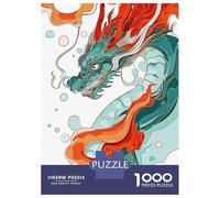 Puzzle Per Adolescenti 1000 Pezzi Dragon Abstract Puzzle Per Adulti Giochi Per Famiglie Vacanza in Casa Passatempo Per Compleanno, Natale 70x50cm/1000pcs