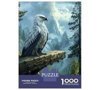 Puzzle Per Adolescenti 1000 Pezzi Eagle on Mountaintop Puzzle Per Adulti Gioco Per Famiglie Vacanza A Casa Ammazzare Il Tempo Offerta Come Regalo Per Tutta La Famiglia 70x50cm/1000pcs
