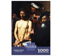 Puzzle Per Adolescenti 1000 Pezzi Ecce Homo by Caravaggio Puzzle Fai Da Te Giocattoli Staycation Passatempo Regali Unici Di Compleanno E Natale 52x38cm/1000pcs