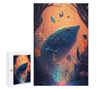 Puzzle per adolescenti 1000 pezzi Enchanted Forest Fish Puzzles per adulti giochi di pensiero decorazione per la casa attività divertenti a casa 1000 pezzi