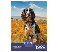 Puzzle Per Adolescenti 1000 Pezzi English Springer Spaniel Puzzle Per Adulti Giochi Rilassanti Regalo Di Compleanno Divertimento A Casa Attività, 70x50cm/1000pcs