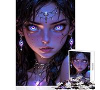 Puzzle per adolescenti 1000 pezzi Enigmatica strega invernale fai da te Giocattoli regalo Compleanno Giochi educativi Adatto per la decorazione del desktop Dimensioni 38x26cm