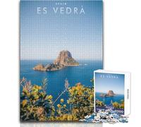 Puzzle per adolescenti 1000 pezzi Es Vedra Ibiza Giocattolo Gioco intellettuale Decorazione perfetta Idee regalo Dimensioni 38x52cm