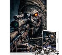 Puzzle per adolescenti 1000 pezzi Esercito morto Soldato zombi Decorazione per la casa Giocattoli Regalo divertente Gioco pratico Interazione genitore-figlio Dimensioni 38x52cm