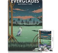 Puzzle per adolescenti 1000 pezzi Everglades National Park Bellissimo gioco di design per il divertimento in famiglia Giocattoli antistress Dimensioni 38x26cm