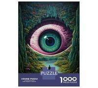 Puzzle Per Adolescenti 1000 Pezzi Eye of The Forest A Surreal Journey Puzzle Per Adulti Gioco Pratico Difficile Divertente Attività A Casa, 52x38cm/1000pcs