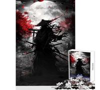 Puzzle per adolescenti 1000 pezzi Fantasma Samurai Assassino Giocattolo Decorazione da parete Regalo di compleanno Gioco pratico Difficile e stimolante Dimensioni 38x26cm
