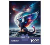 Puzzle Per Adolescenti 1000 Pezzi Fantasy Creature Art Print Puzzle Per Adulti Giocattolo Decorazione Da Parete Decorazione Perfetta Regali Unici Per Compleanno E Natale 52x38cm/1000pcs
