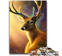 Puzzle per adolescenti 1000 pezzi Fantasy Deer, impegnativo da completare ma divertente e umoristico gioco educativo per il compleanno 50x75cm