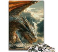 Puzzle per adolescenti 1000 pezzi Fantasy Flying Dragon 1000 pezzi per adulti, per gioco educativo sfida giocattolo affare come regalo per tutta la famiglia (38x26cm)