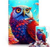 Puzzle per adolescenti 1000 Pezzi Fantasy Owl Spielzeug-Intellektuelles Spiel Jedes Stück ist einzigartig Anspruchsvolles Familienspiel75x50cm