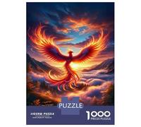 Puzzle Per Adolescenti 1000 Pezzi Fantasy Phoenix Wall Art Print Puzzle Per Adolescenti Giochi Rilassanti Regali Per Donne Per Compleanno, Natale 38x26cm/1000pcs