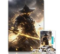 Puzzle per adolescenti 1000 pezzi Fantasy Samurai Ninja Puzzle per adolescenti, attività divertenti per la famiglia a casa, regalo di compleanno, regali da viaggio (dimensioni 75x50cm)
