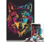 Puzzle per adolescenti 1000 pezzi Fantasy Wolf, aiuta il cervello ad esercitare giocattoli avvincenti per coltivare la pazienza Decorazione perfetta 50x75cm