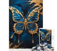 Puzzle per adolescenti 1000 pezzi Farfalla Kintsugi Art Giocattoli antistress Regalo di compleanno Giochi divertenti Attività divertenti a casa,dimensioni 50x75cm