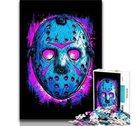 Puzzle per adolescenti 1000 pezzi Film horror, aiuta il cervello ad allenarsi Giocattoli avvincenti per coltivare la pazienza Regalo per compleanni 75x50cm