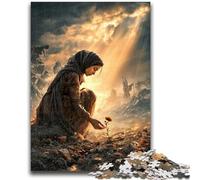 Puzzle per adolescenti 1000 pezzi Fiori in guerra, giocattoli educativi ideali come regalo per tutta la famiglia dai 14 anni in su, 26X38CM