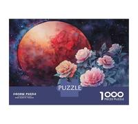 Puzzle Per Adolescenti 1000 Pezzi Floral Wall Mural Art Print Puzzle Per Adulti Gioco Rompicapo Migliora La Memoria Aiuta Ad Allenare Il Cervello 52x38cm/1000pcs