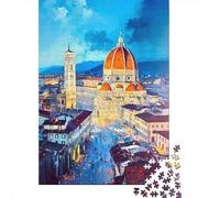 Puzzle Per Adolescenti 1000 Pezzi Florence Cathedral Painting-7 Puzzle Per Adulti Gioco Rompicapo Decorazione Da Parete Regalo Antistress 70x50cm/1000pcs
