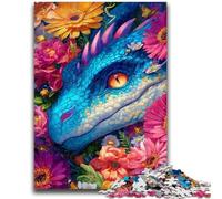 Puzzle per adolescenti 1000 pezzi Flower Dragon Baby 1000 pezzi per adulti, giochi divertenti per famiglie, ideali come regalo per tutta la famiglia (50x75cm)