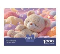 Puzzle Per Adolescenti 1000 Pezzi Fluffy Teddy Bear Plush Toy Puzzle Per Adulti Gioco Rompicapo Decorazione Da Parete Regalo Antistress 70x50cm/1000pcs