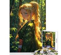 Puzzle per adolescenti 1000 pezzi Foresta di bambù Principessa Decorazione per la casa Giocattoli Regalo di compleanno per gioco educativo Attività divertenti a casa Dimensioni 38x52cm