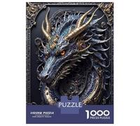 Puzzle Per Adolescenti 1000 Pezzi Futuristic Dragon Emperor Puzzle Per Adulti Giochi Per Famiglie Migliorano La Memoria È Ideale Come Regalo 38x26cm/1000pcs