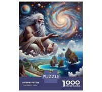 Puzzle Per Adolescenti 1000 Pezzi Galactic Wisdom Ancient Astronauts Exploring The Cosmos Puzzle Per Adolescenti Giochi Rilassanti Regali Per Donne Per Compleanno, Natale 38x26cm/1000pcs