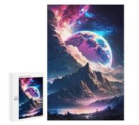 Puzzle per adolescenti, 1000 pezzi, Galaxy Planet Veil Puzzles per adulti, giochi di relax, difficile sfida, gioco educativo, 1000 pezzi