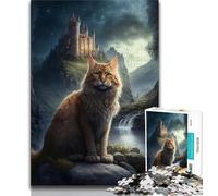 Puzzle per adolescenti 1000 pezzi Gatti su un pianeta alieno Puzzle da 1000 pezzi decorazione murale artistica e idea regalo di compleanno per amici ufficio a casa 38x26cm