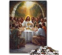 Puzzle per adolescenti 1000 pezzi Gesù allena il tuo cervello e le tue mani Interazione genitore-figlio per età 14+ 38x26cm
