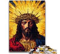 Puzzle per adolescenti 1000 pezzi Gesù, allena il tuo cervello e le tue mani, regali di compleanno unici per età 14+ 26X38CM