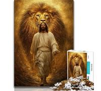 Puzzle per adolescenti 1000 pezzi Gesù, sfida difficile antistress Ogni pezzo è unico Gioco divertente e stimolante per tutta la famiglia (75x50cm)