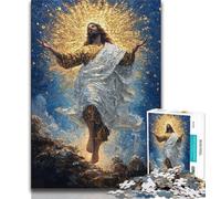 Puzzle per adolescenti 1000 pezzi Gesù, sfida difficile antistress Ogni pezzo è unico Gioco divertente e stimolante per tutta la famiglia 38x26cm