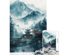 Puzzle per adolescenti 1000 pezzi Giappone Giocattolo Decorazione da parete Regali di Babbo Natale segreto Gioco impossibile Rafforza l'amore tra coppie Dimensioni 38x52cm